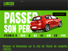 Tablet Screenshot of ecoleconduite-lincou11.fr